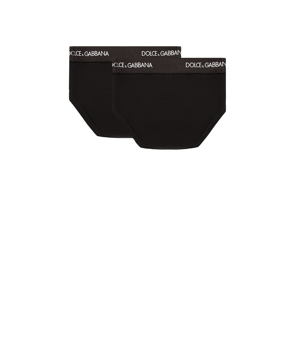 Слипы (2 шт) Dolce&Gabbana Kids L4J700-G7OCT, черный цвет • Купить в интернет-магазине Kameron