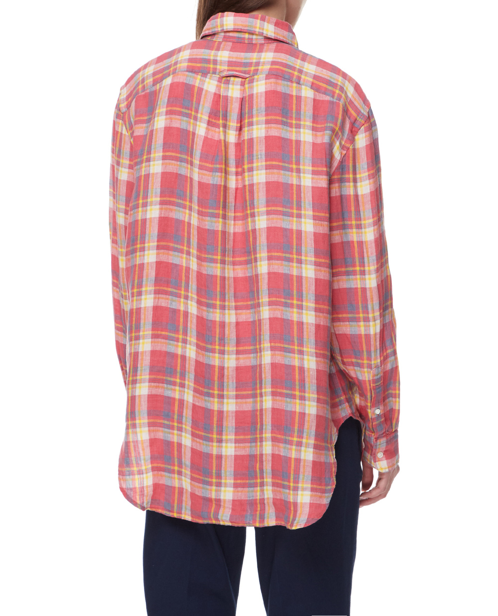 Льняна сорочка Polo Ralph Lauren 211892369003, рожевий колір • Купити в інтернет-магазині Kameron