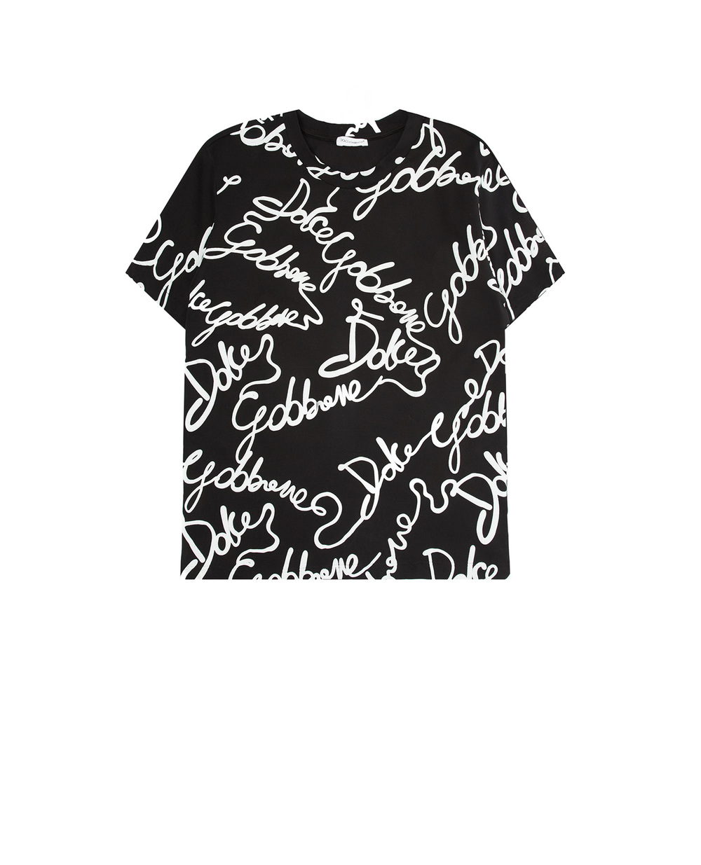 Футболка Dolce&Gabbana Kids L4JTDM-G7A9X-B, чорний колір • Купити в інтернет-магазині Kameron