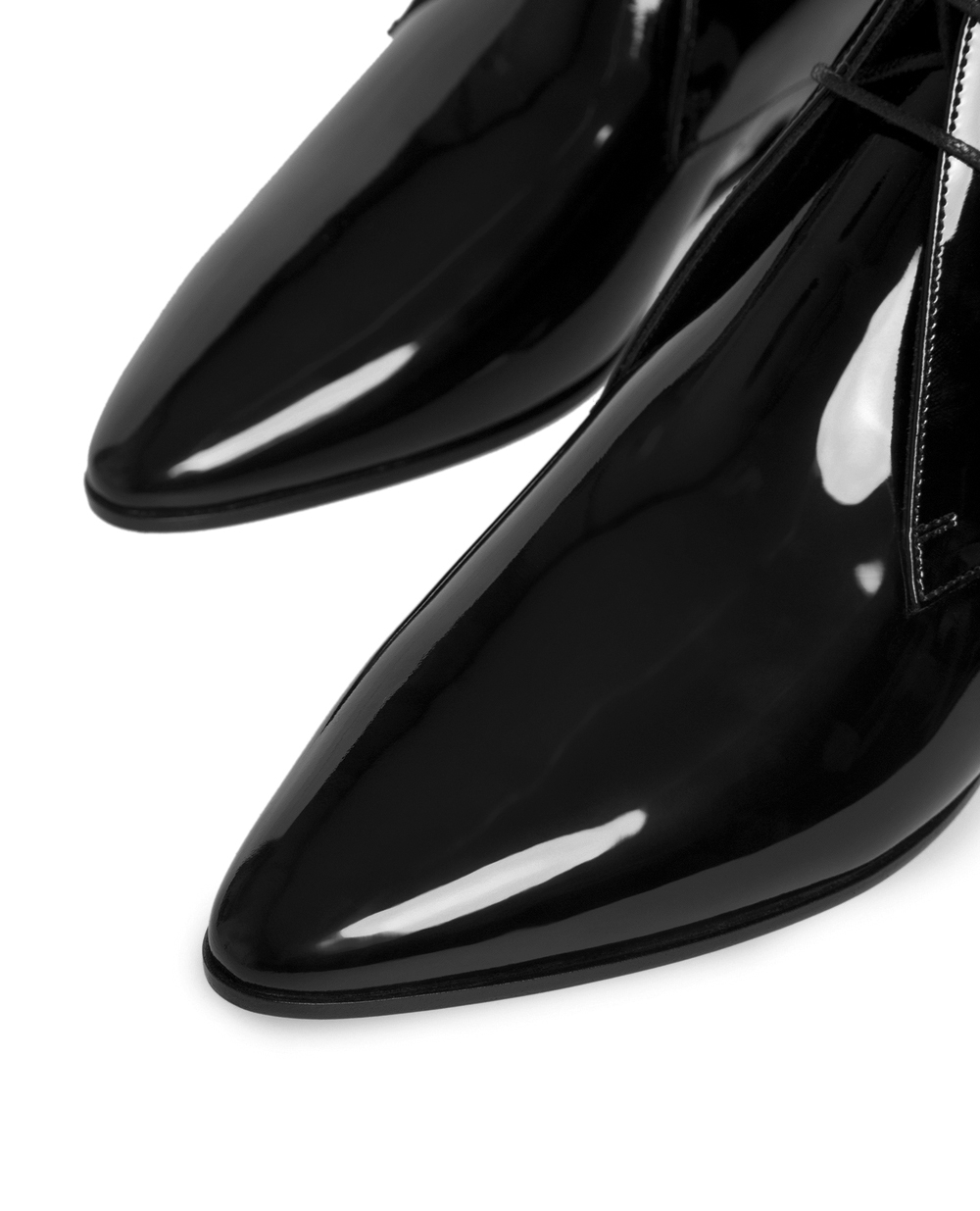 Шкіряні ботильйони Jonas Saint Laurent 581845-0D500, чорний колір • Купити в інтернет-магазині Kameron