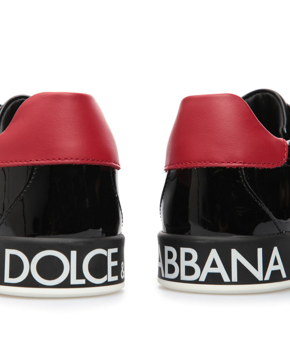 Дитячі шкіряні снікери Dolce&Gabbana Kids D10876-AB890-M, чорний колір • Купити в інтернет-магазині Kameron