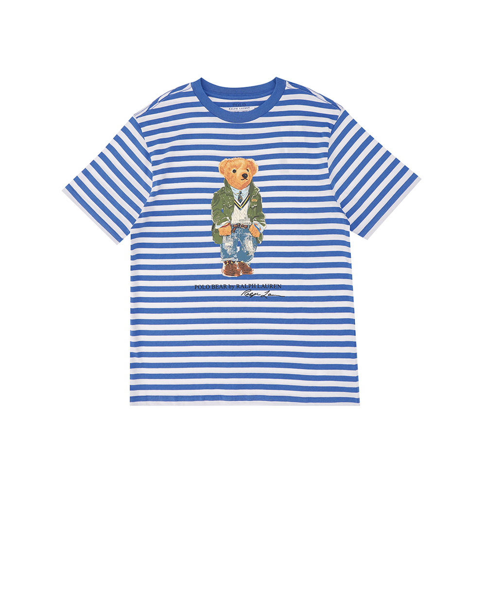 Детская футболка Polo Bear Polo Ralph Lauren Kids 323934391001, синий цвет • Купить в интернет-магазине Kameron