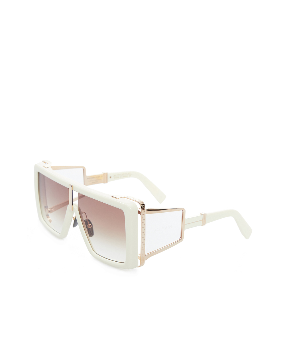 Сонцезахисні окуляри Balmain BPS-107D-61, білий колір • Купити в інтернет-магазині Kameron