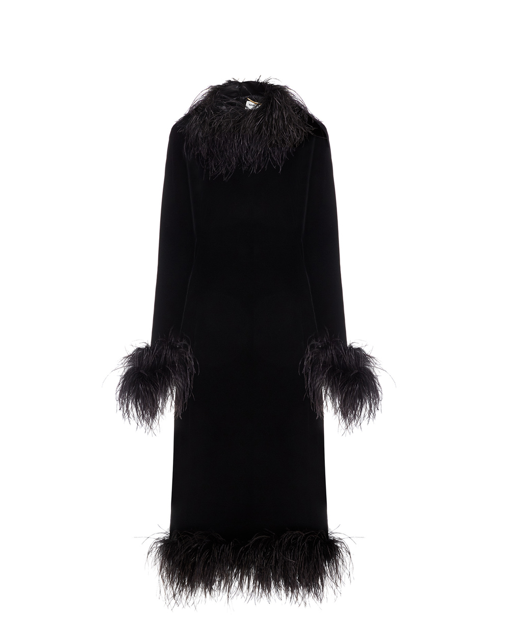 Платье Saint Laurent 658536-Y525R, черный цвет • Купить в интернет-магазине Kameron