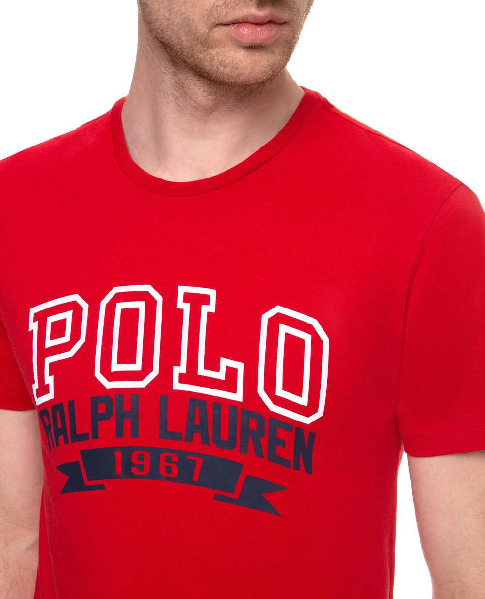 Футболка Polo Ralph Lauren 710734689004, красный цвет • Купить в интернет-магазине Kameron