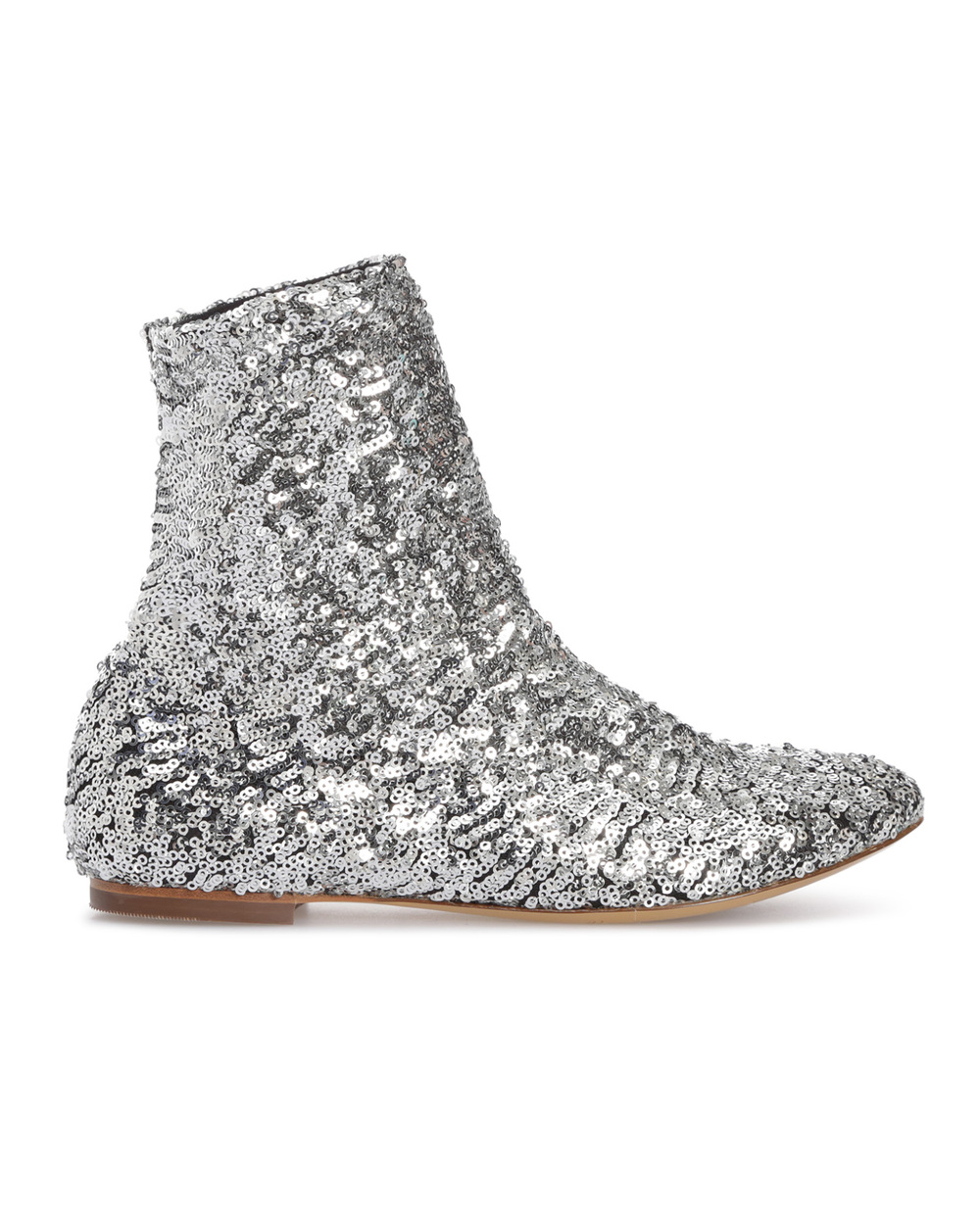 Дитячі чоботи Dolce&Gabbana Kids D10731-AS937-L, срібний колір • Купити в інтернет-магазині Kameron