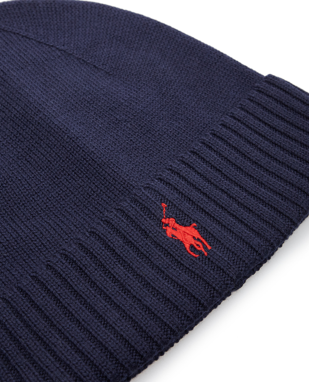 Шерстяная шапка Polo Ralph Lauren 710886137002, темно-синий цвет • Купить в интернет-магазине Kameron