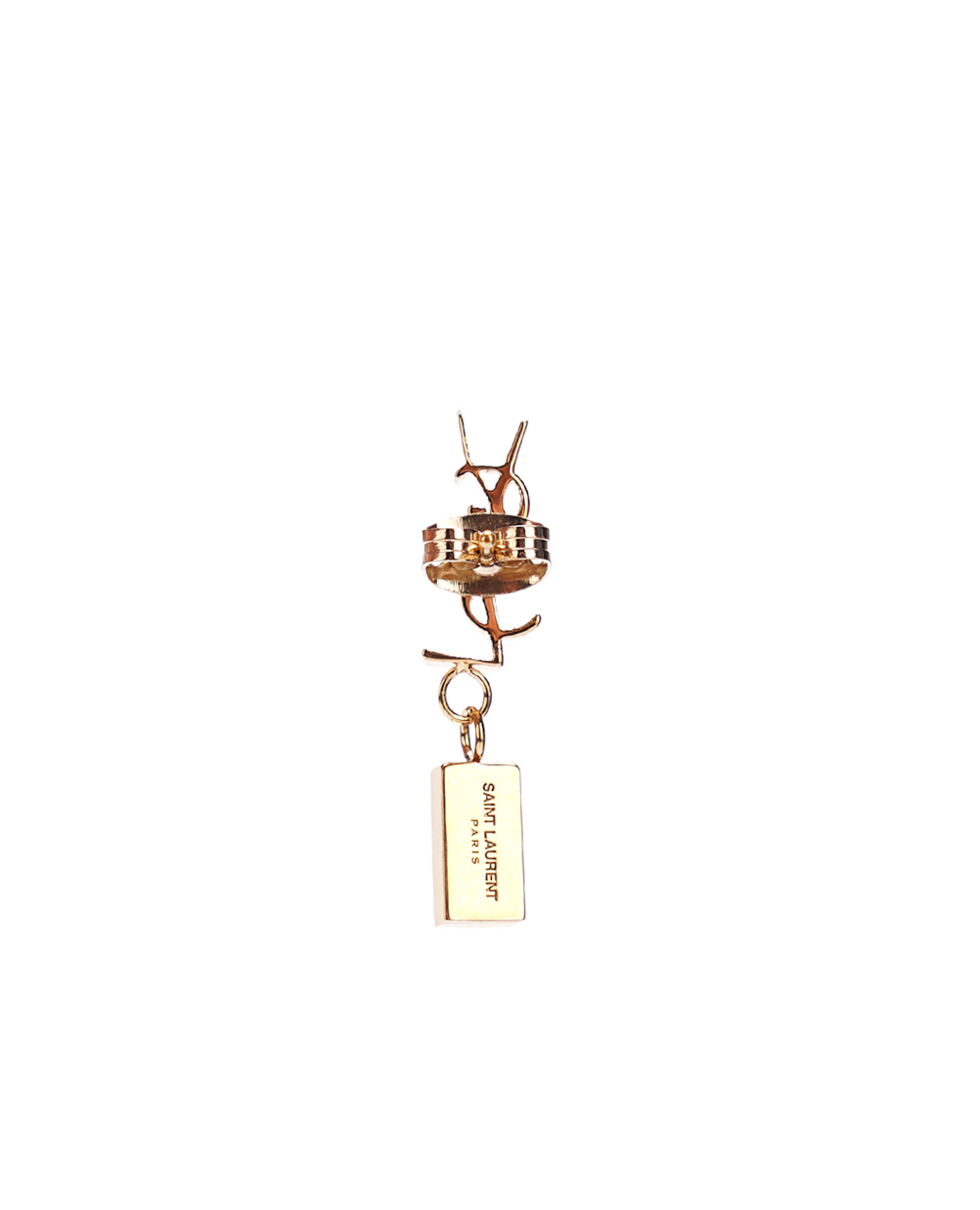 Моно сережка Saint Laurent 746624-Y1526, золотий колір • Купити в інтернет-магазині Kameron