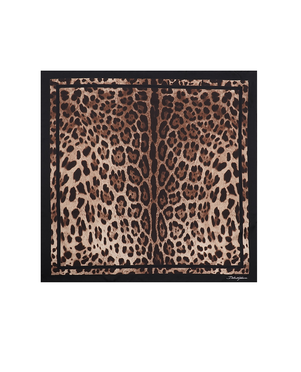 Платок Dolce&Gabbana FN092R-GDCF5, коричневый цвет • Купить в интернет-магазине Kameron