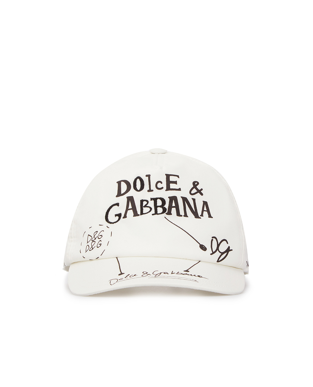 Бейсболка Dolce&Gabbana LB4H87-G7XCQ, белый цвет • Купить в интернет-магазине Kameron