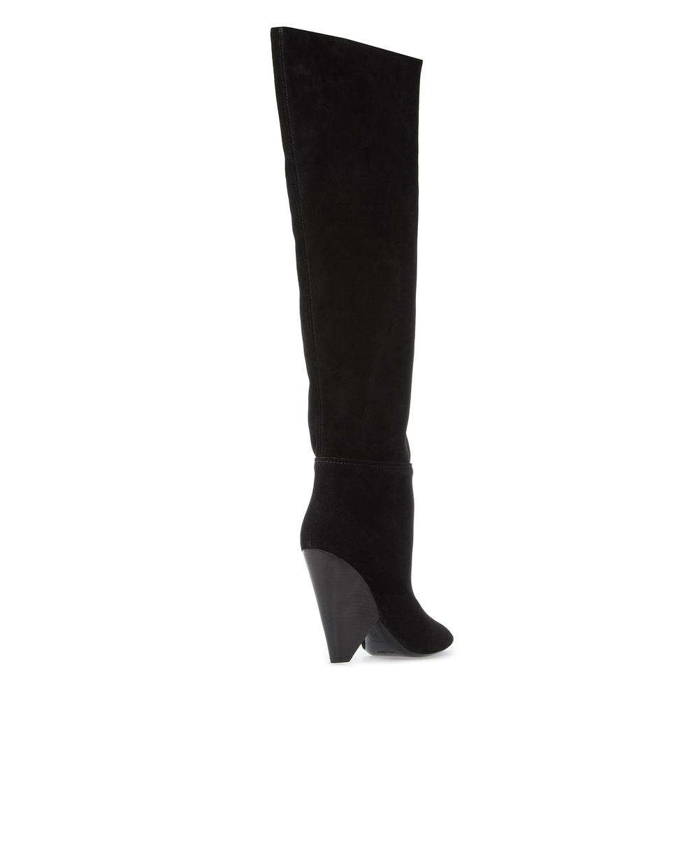 Замшеві ботфорти Niki Saint Laurent 527637-0RN10, чорний колір • Купити в інтернет-магазині Kameron