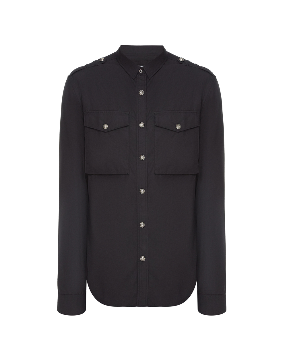 Рубашка Balmain UH12324Z059, черный цвет • Купить в интернет-магазине Kameron