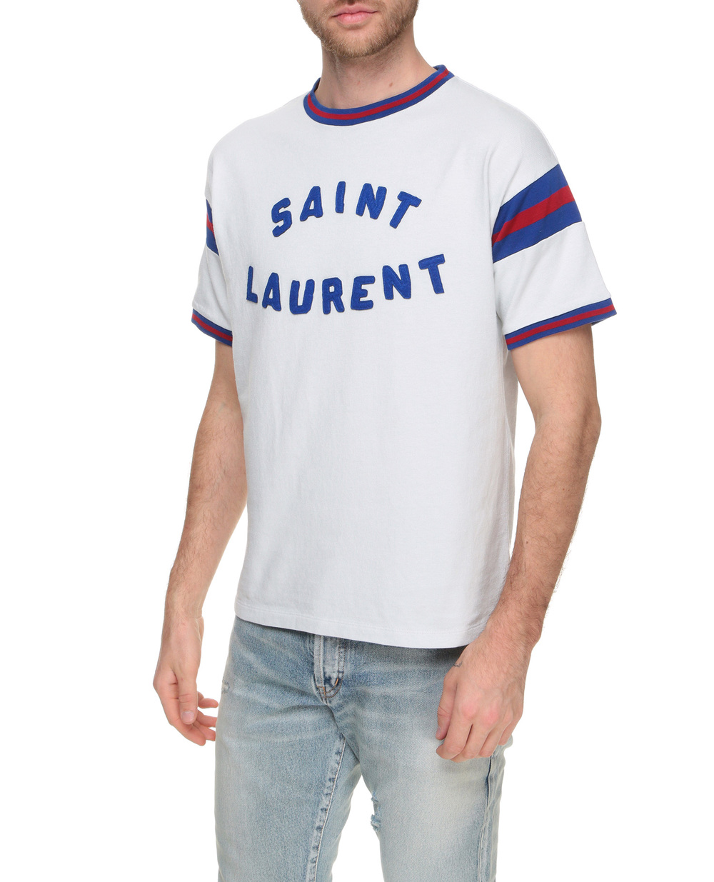 Футболка Saint Laurent 689402-Y36LO, белый цвет • Купить в интернет-магазине Kameron