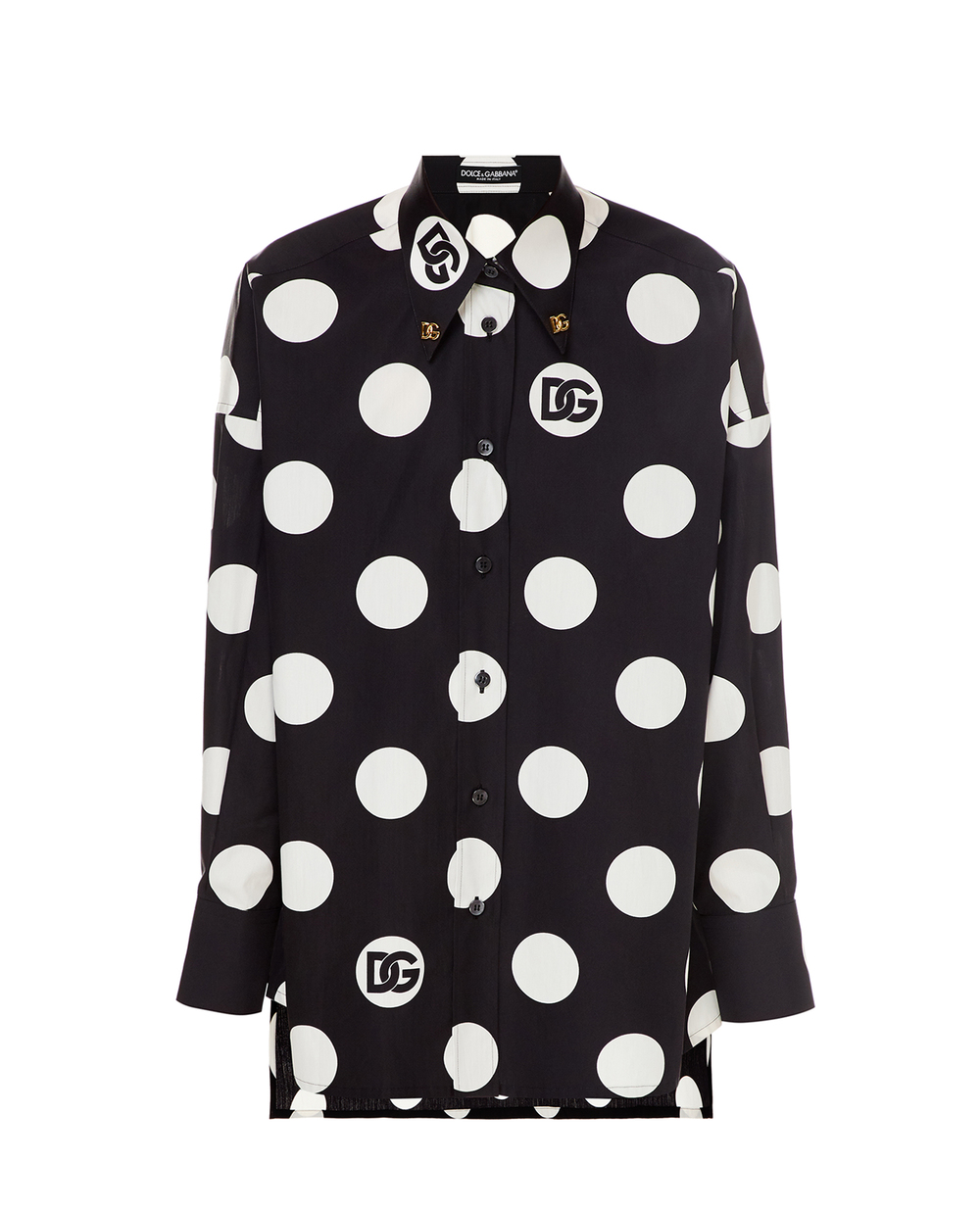 Сорочка Dolce&Gabbana F5N84T-HS5K2, чорний колір • Купити в інтернет-магазині Kameron