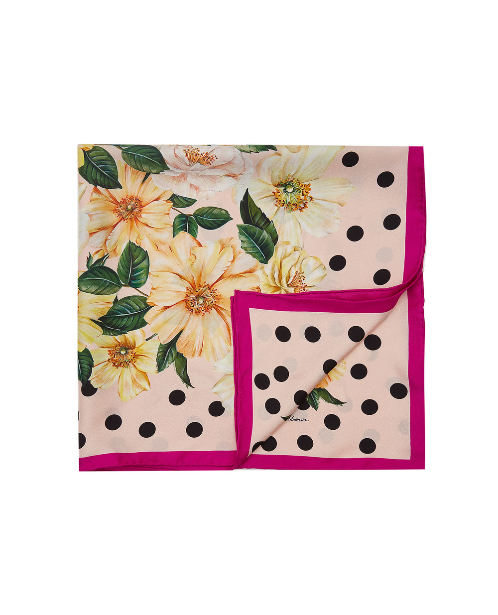 Шелковый платок Dolce&Gabbana FN093R-GDV61, разноцветный цвет • Купить в интернет-магазине Kameron