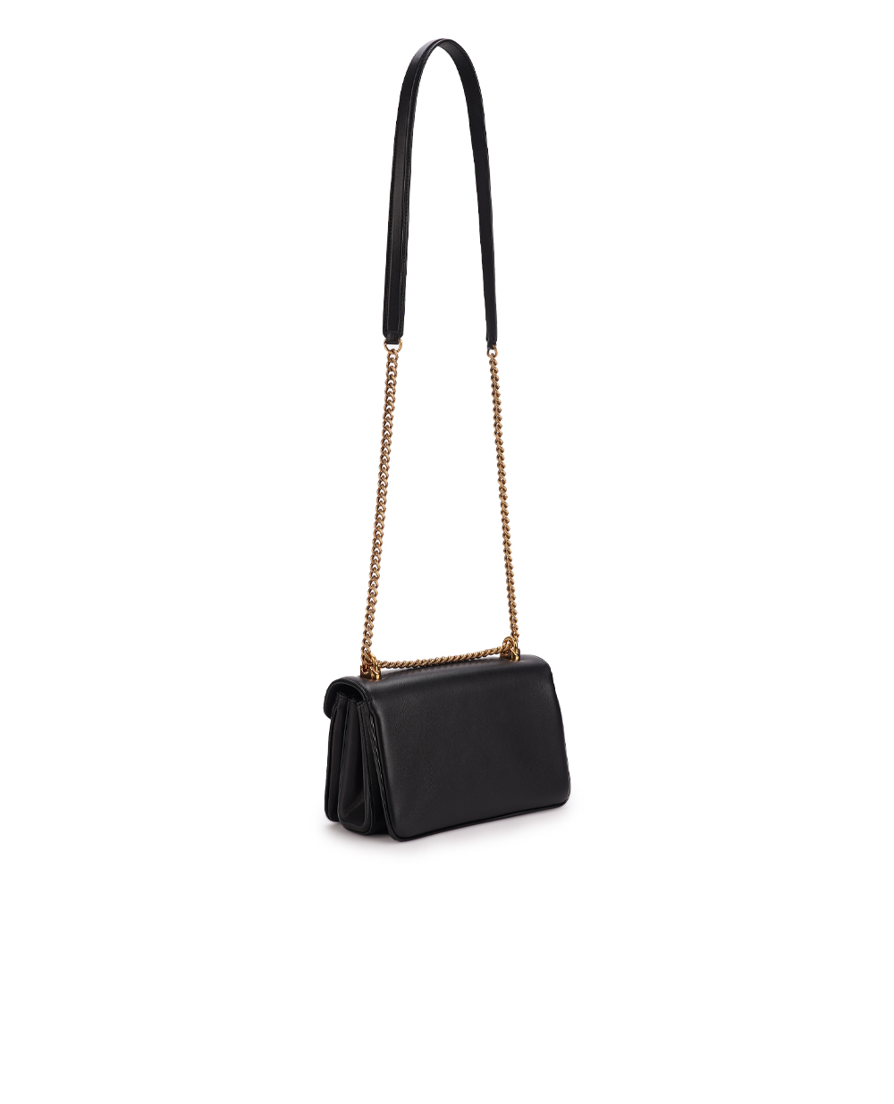 Шкіряна сумка Devotion Medium Dolce&Gabbana BB7475-AF984, чорний колір • Купити в інтернет-магазині Kameron