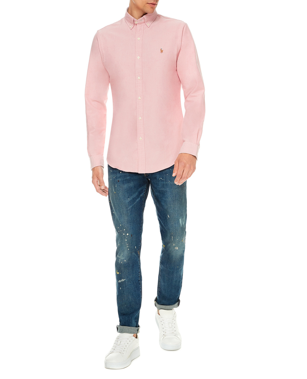 Сорочка Polo Ralph Lauren 710792161007, рожевий колір • Купити в інтернет-магазині Kameron