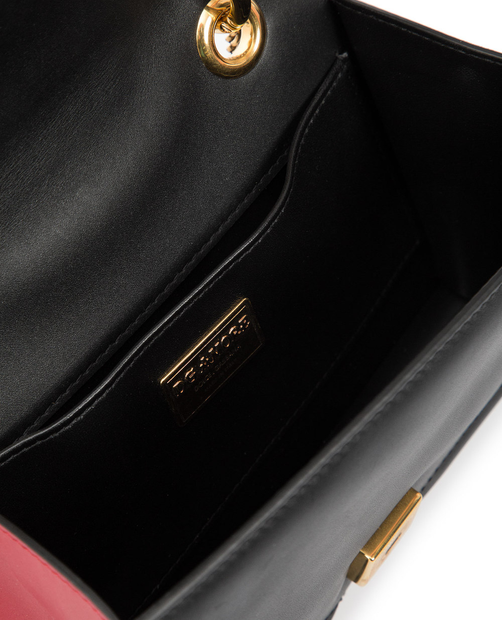 Кожаная сумка Amore Dolce&Gabbana BB6676-AK296, черный цвет • Купить в интернет-магазине Kameron