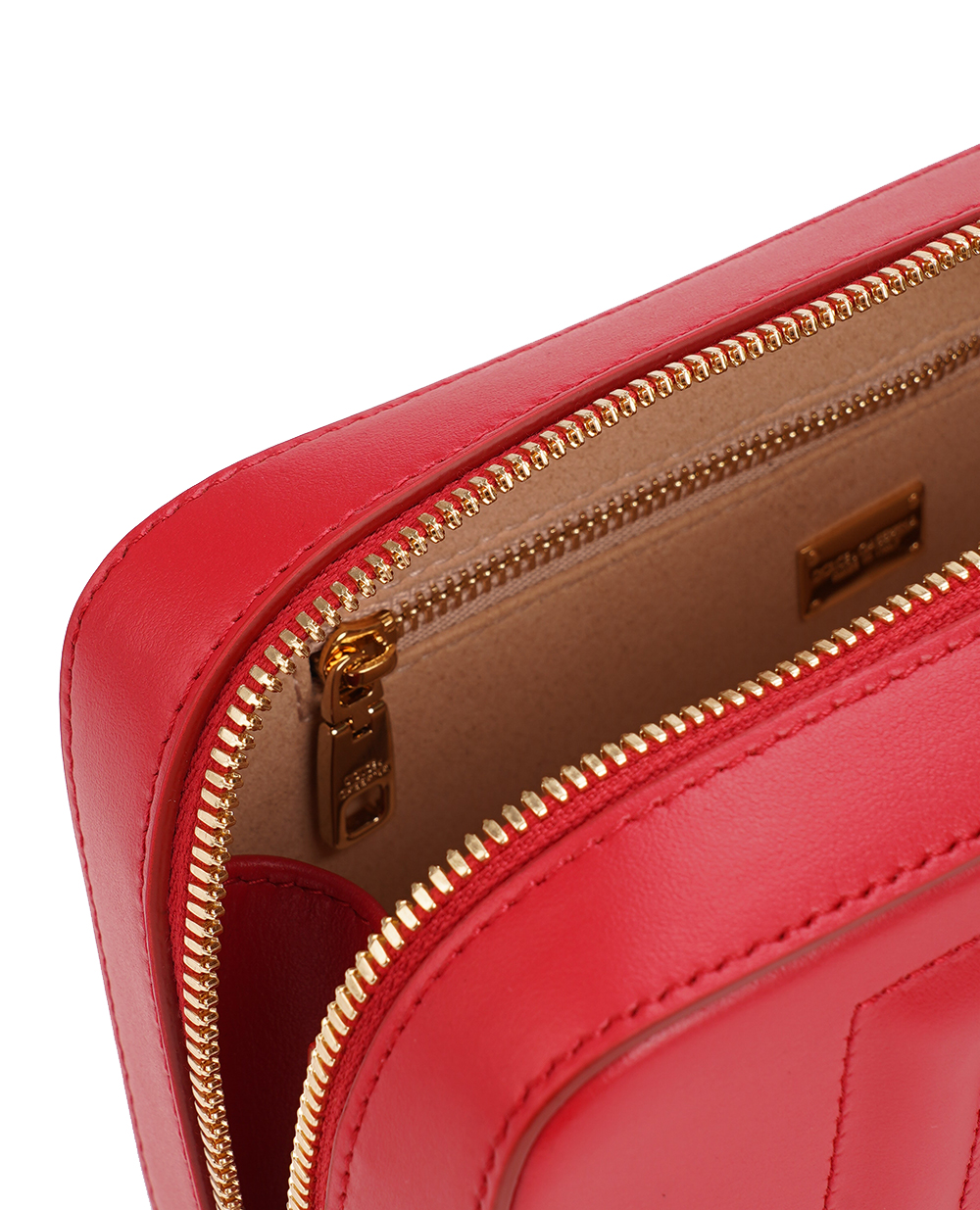 Шкіряна сумка DG Logo Small Dolce&Gabbana BB7289-AW576, красный колір • Купити в інтернет-магазині Kameron