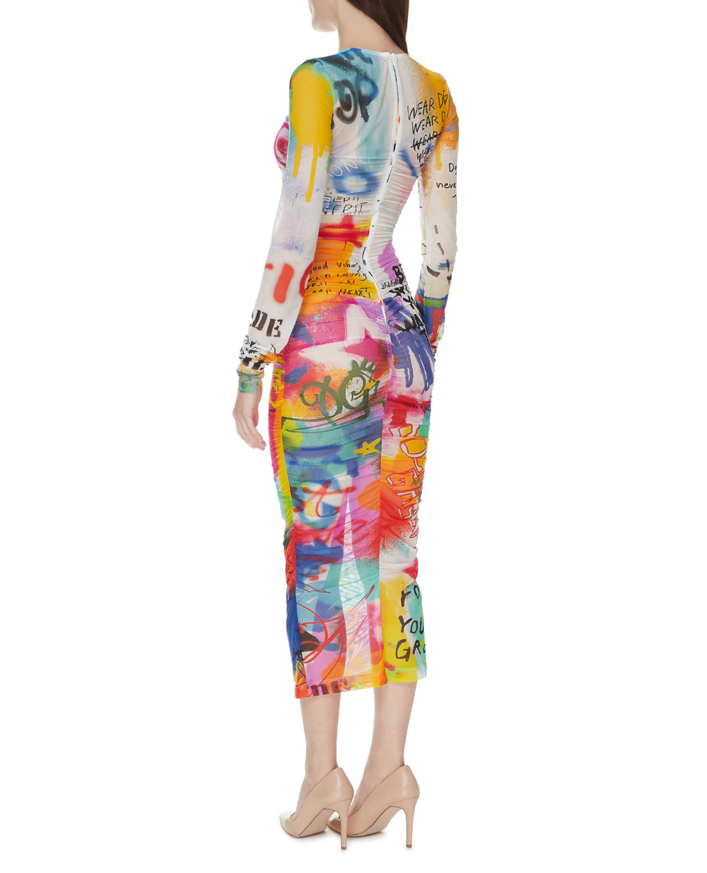 Платье Dolce&Gabbana F6Z2UZ-GDADL, разноцветный цвет • Купить в интернет-магазине Kameron
