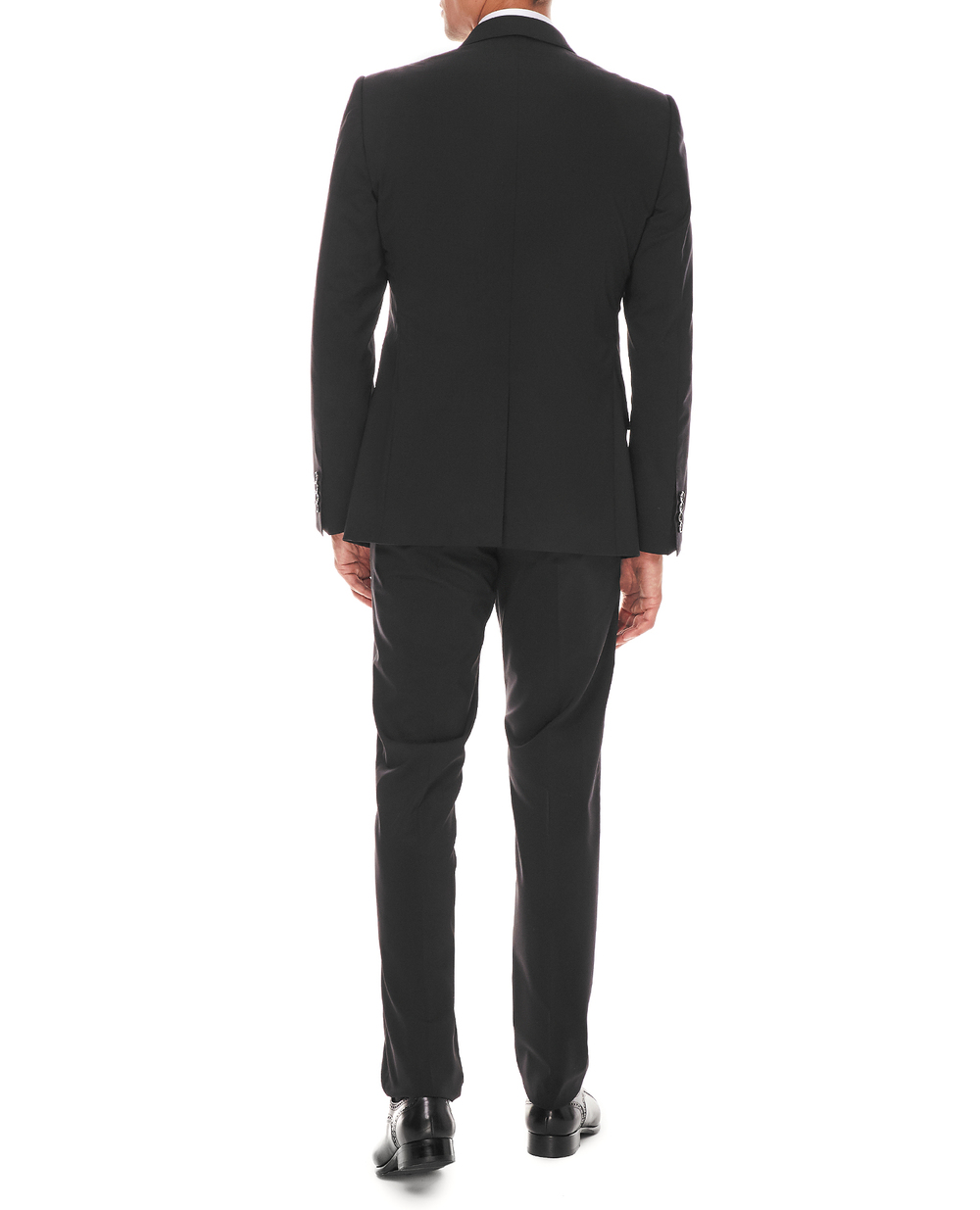 Вовняний костюм (піджак, штани) Dolce&Gabbana GK0RMT-FUBEC, чорний колір • Купити в інтернет-магазині Kameron