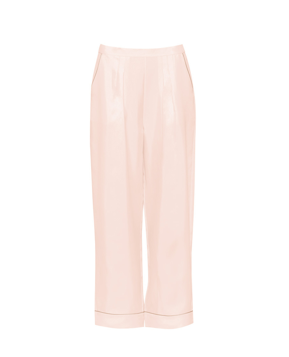 Шовкові штани ELEANOR ERES 232010, рожевий колір • Купити в інтернет-магазині Kameron