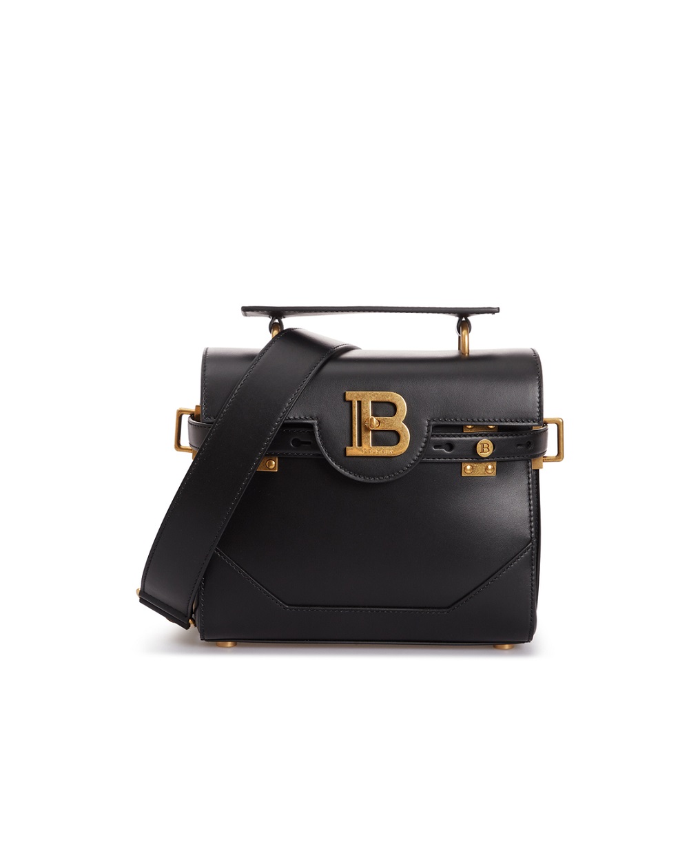 Кожаная сумка B-Buzz 23 Balmain CN1DB526LAVE, черный цвет • Купить в интернет-магазине Kameron