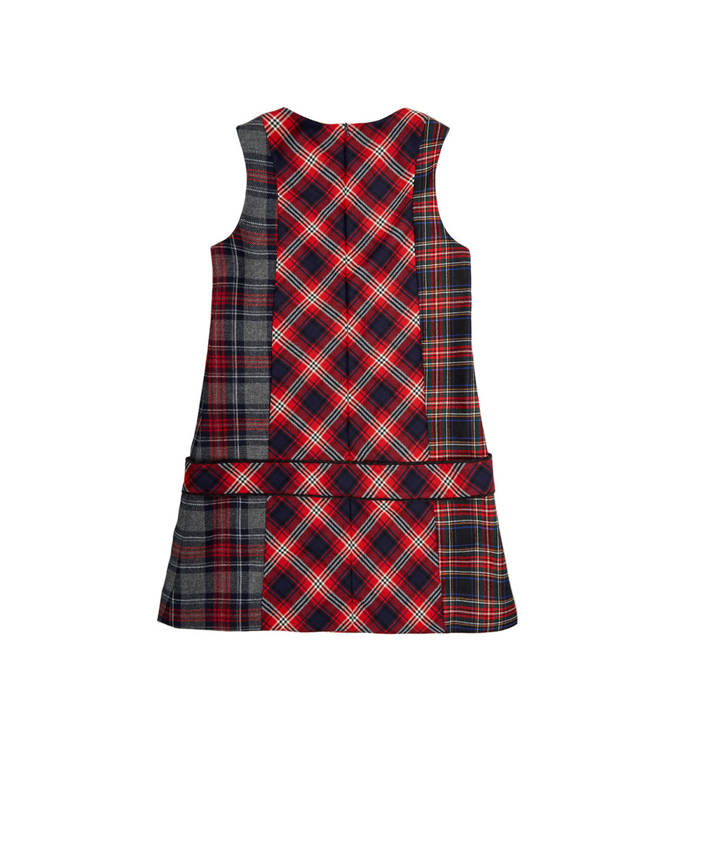 Вовняна сукня Dolce&Gabbana Kids L52DU2-G7ATW-B, різнокольоровий колір • Купити в інтернет-магазині Kameron