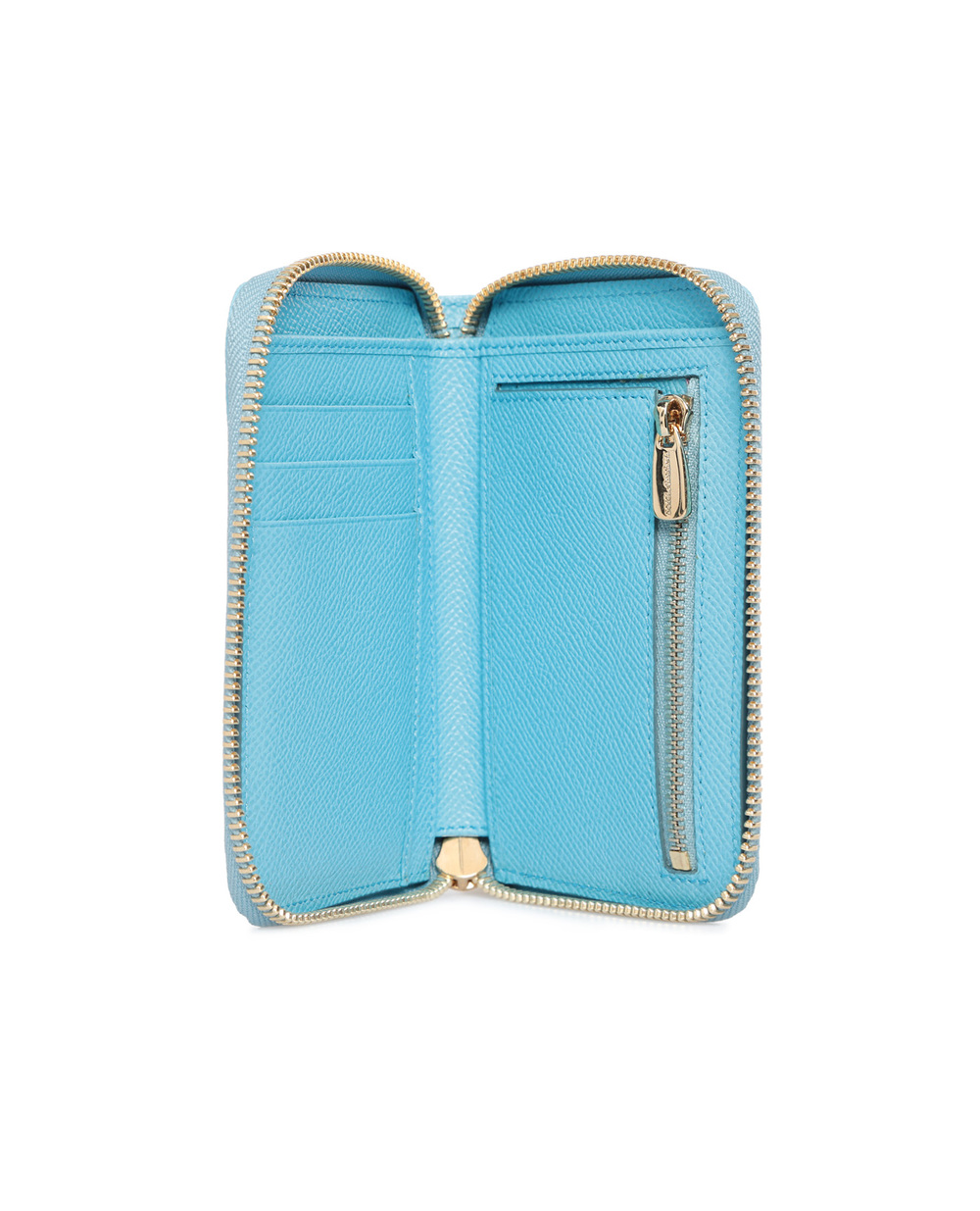 Шкіряний гаманець Dolce&Gabbana BI0920-A1001, блакитний колір • Купити в інтернет-магазині Kameron