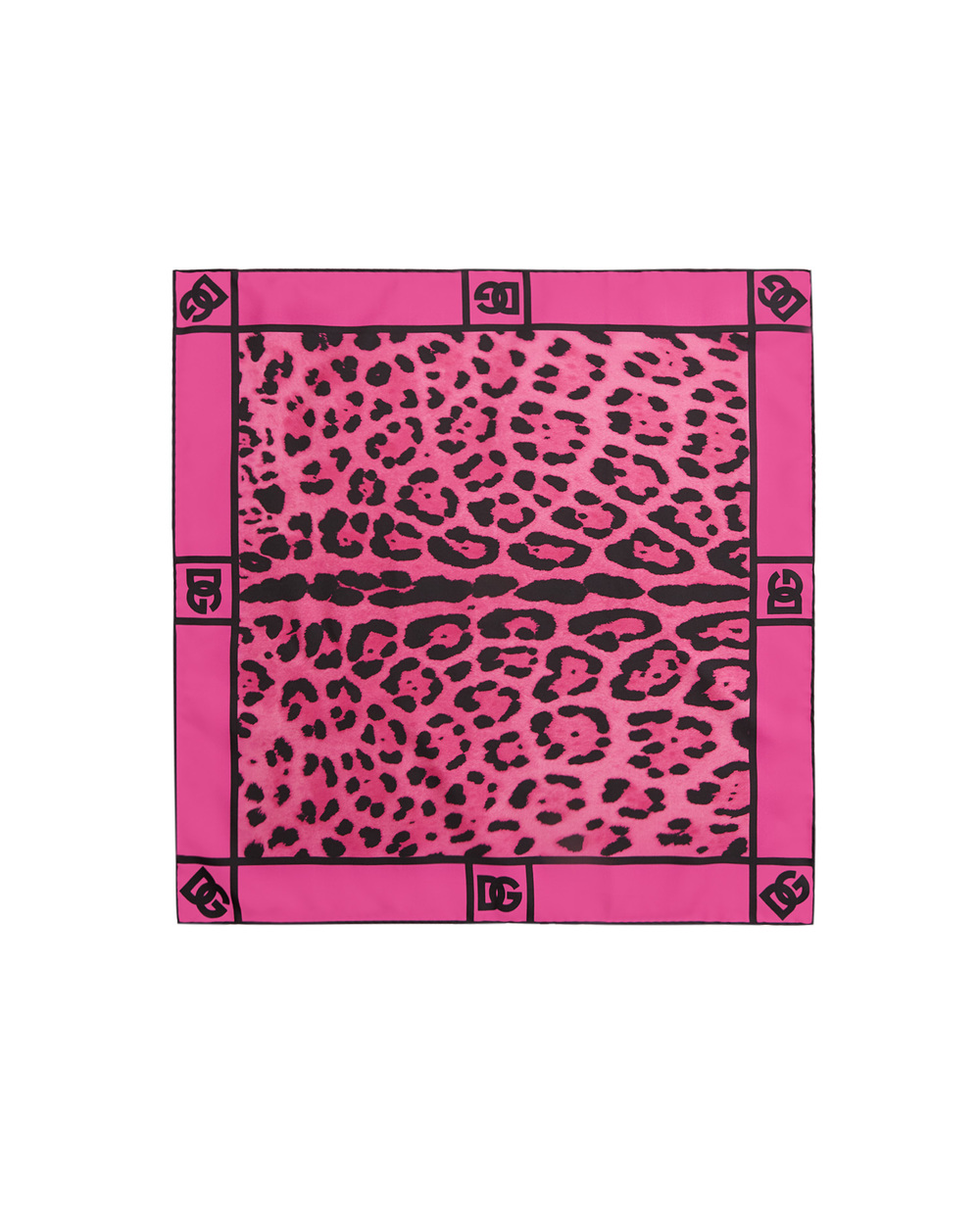 Шовкова хустинка Dolce&Gabbana FN093R-G0TGK, рожевий колір • Купити в інтернет-магазині Kameron