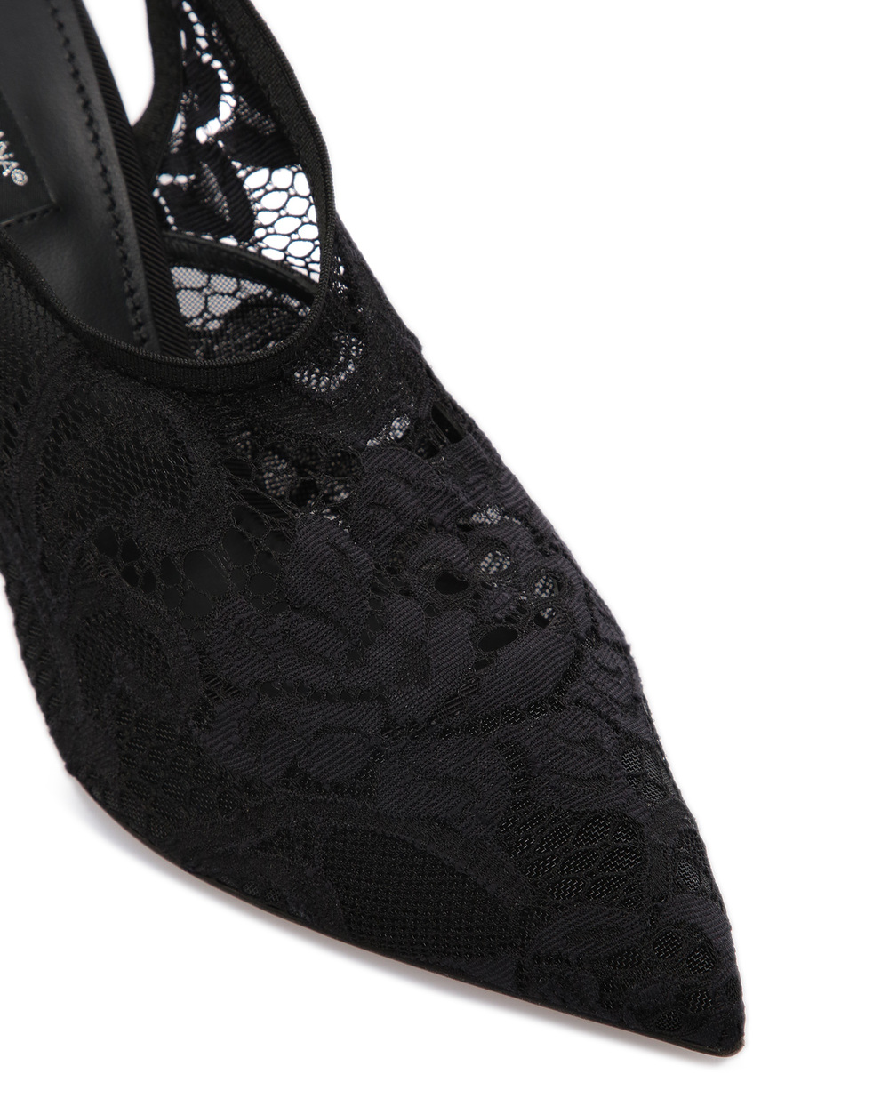 Кружевные туфли Lori Dolce&Gabbana CG0323-AJ316, черный цвет • Купить в интернет-магазине Kameron