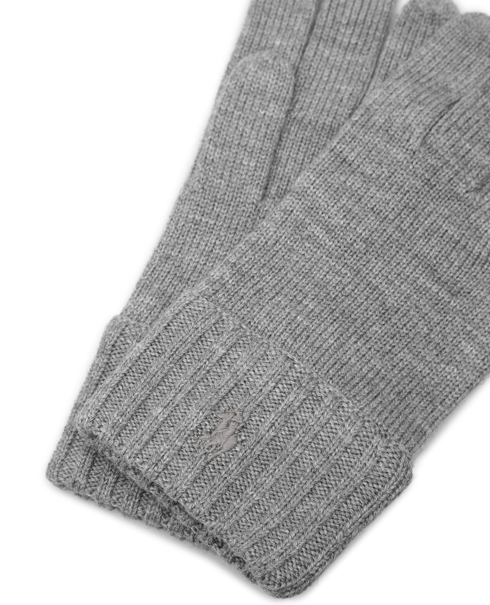Шерстяные перчатки Polo Ralph Lauren Kids 323814230007, серый цвет • Купить в интернет-магазине Kameron