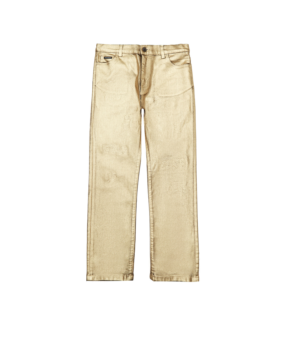 Дитячі джинси Dolce&Gabbana Kids L42F37-LD991-S, золотий колір • Купити в інтернет-магазині Kameron