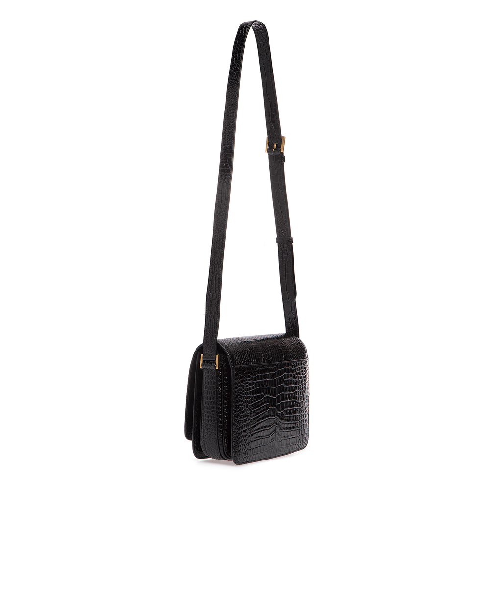 Шкіряна сумка Le 61 medium Saint Laurent 568568-DND0W, чорний колір • Купити в інтернет-магазині Kameron