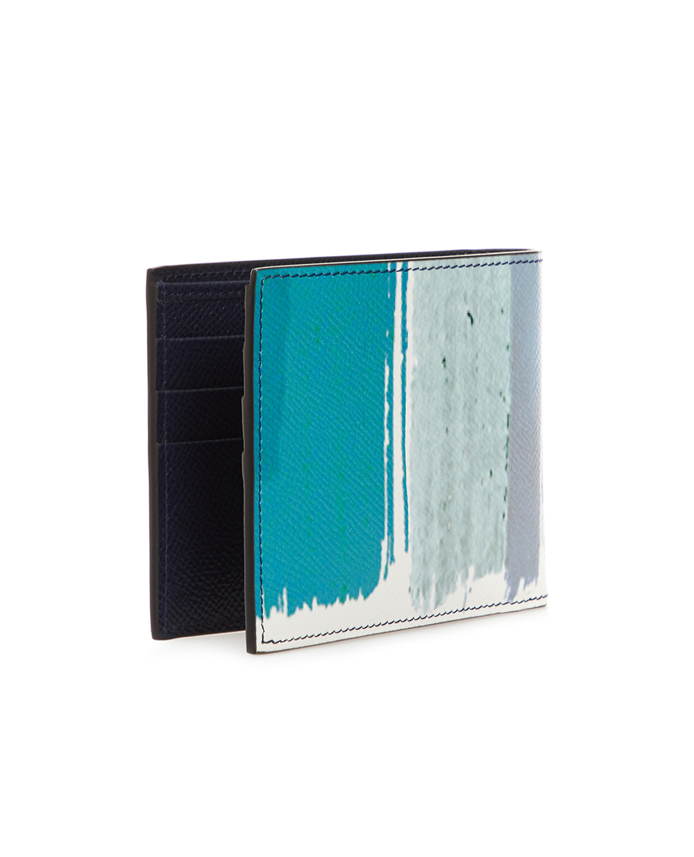 Шкіряний гаманець Dolce&Gabbana BP2463-AZ657, різнокольоровий колір • Купити в інтернет-магазині Kameron