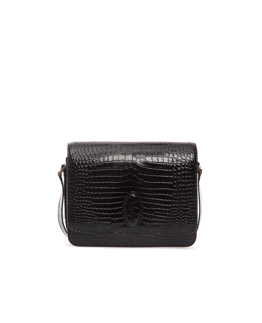 Кожаная сумка Le 61 medium Saint Laurent 568568-DND0W, черный цвет • Купить в интернет-магазине Kameron