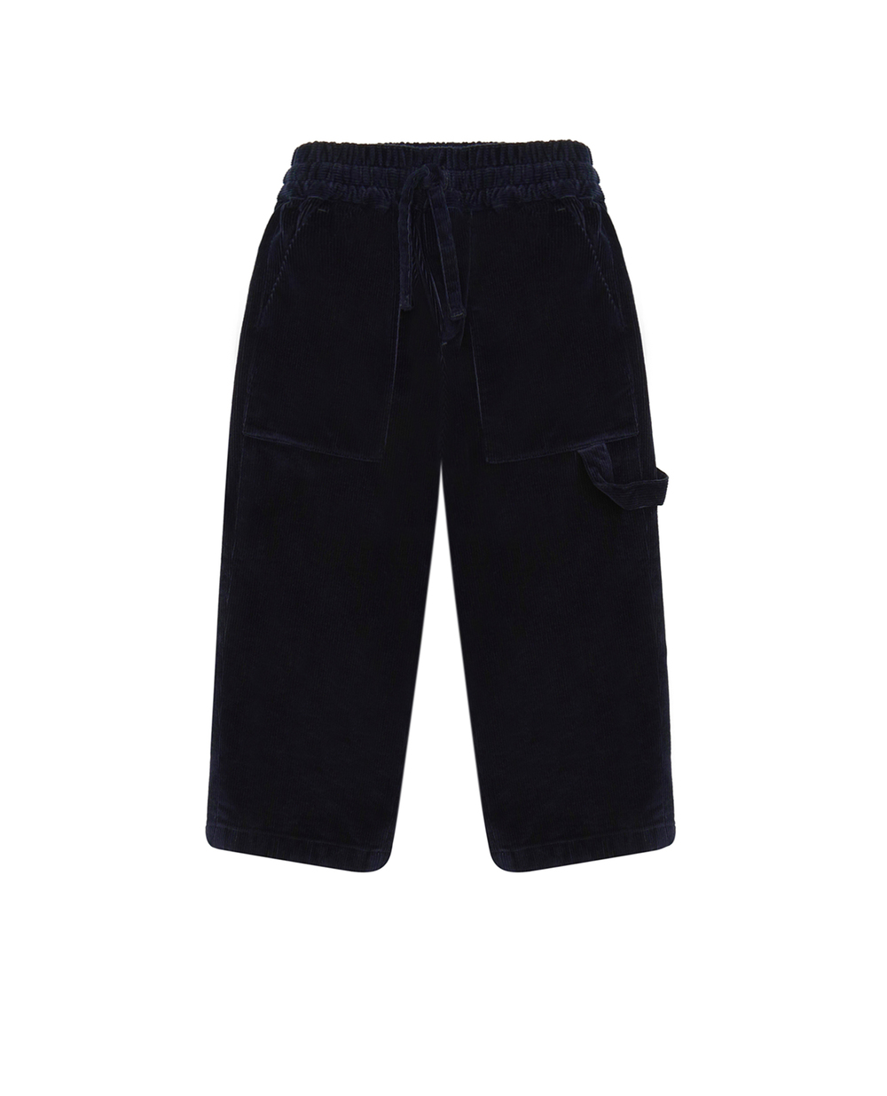 Вельветові штани Dolce&Gabbana Kids L43P67-LT369-B, синій колір • Купити в інтернет-магазині Kameron