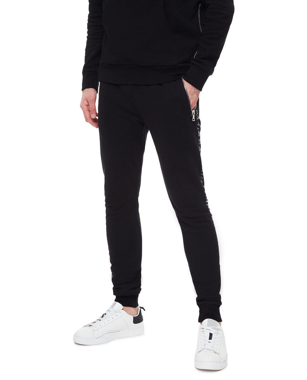 Спортивные брюки Balmain UH05554I379, черный цвет • Купить в интернет-магазине Kameron