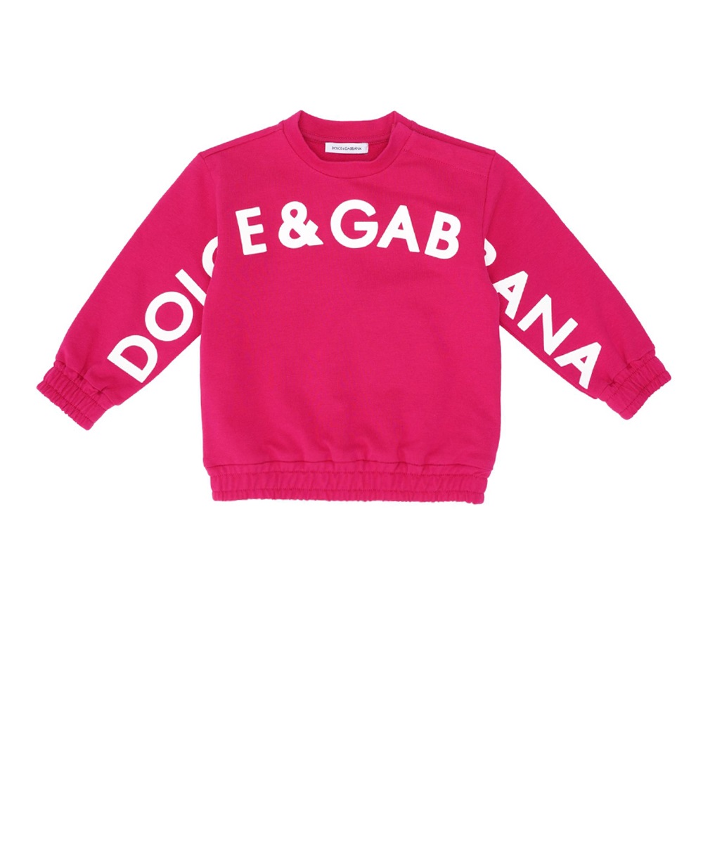 Дитячий світшот (костюм) Dolce&Gabbana Kids L2JW9J-G7J6W, малиновий колір • Купити в інтернет-магазині Kameron