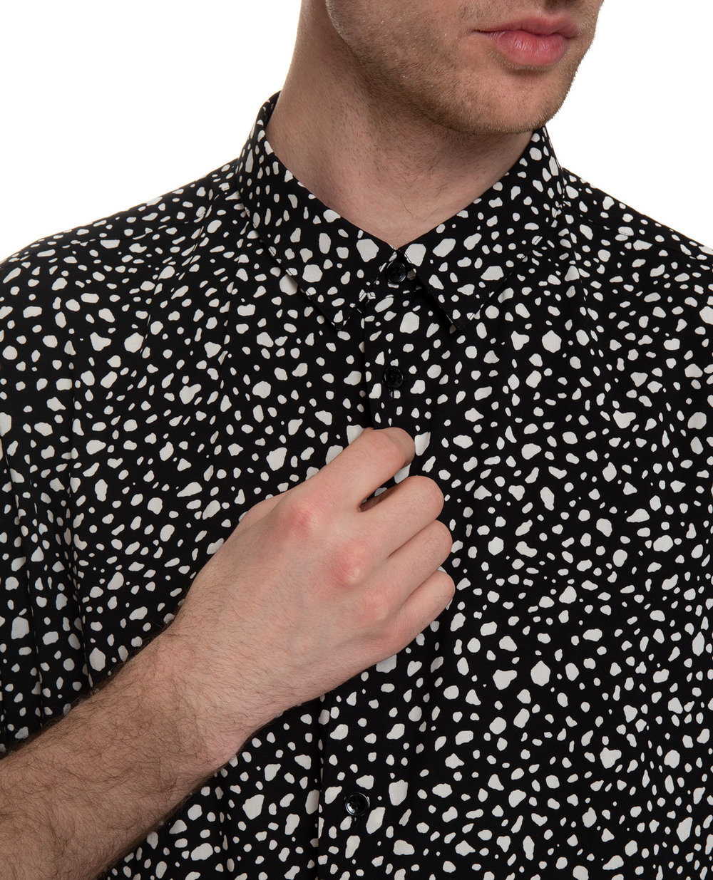 Рубашка Saint Laurent 601070-Y1A78, черный цвет • Купить в интернет-магазине Kameron