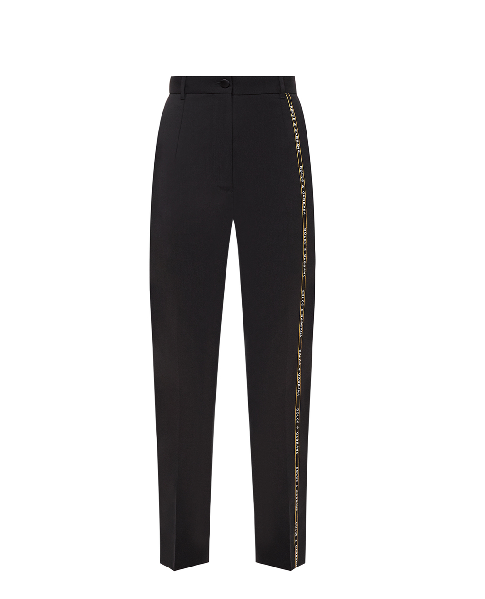 Вовняні штани Dolce&Gabbana FTAM2T-FUBEF, чорний колір • Купити в інтернет-магазині Kameron