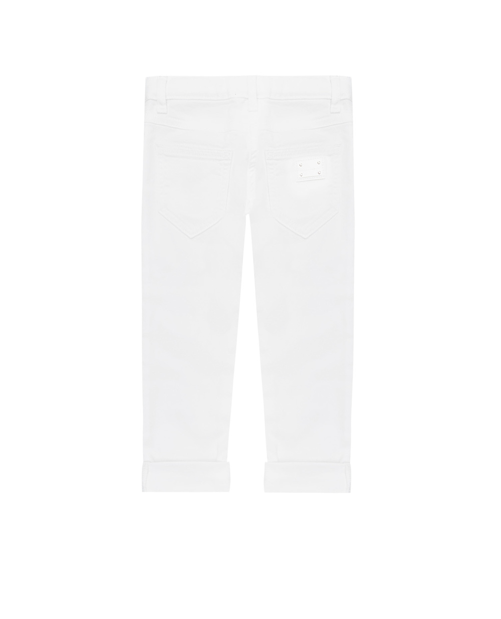 Детские джинсы Dolce&Gabbana Kids L52F41-LDA18-S, белый цвет • Купить в интернет-магазине Kameron