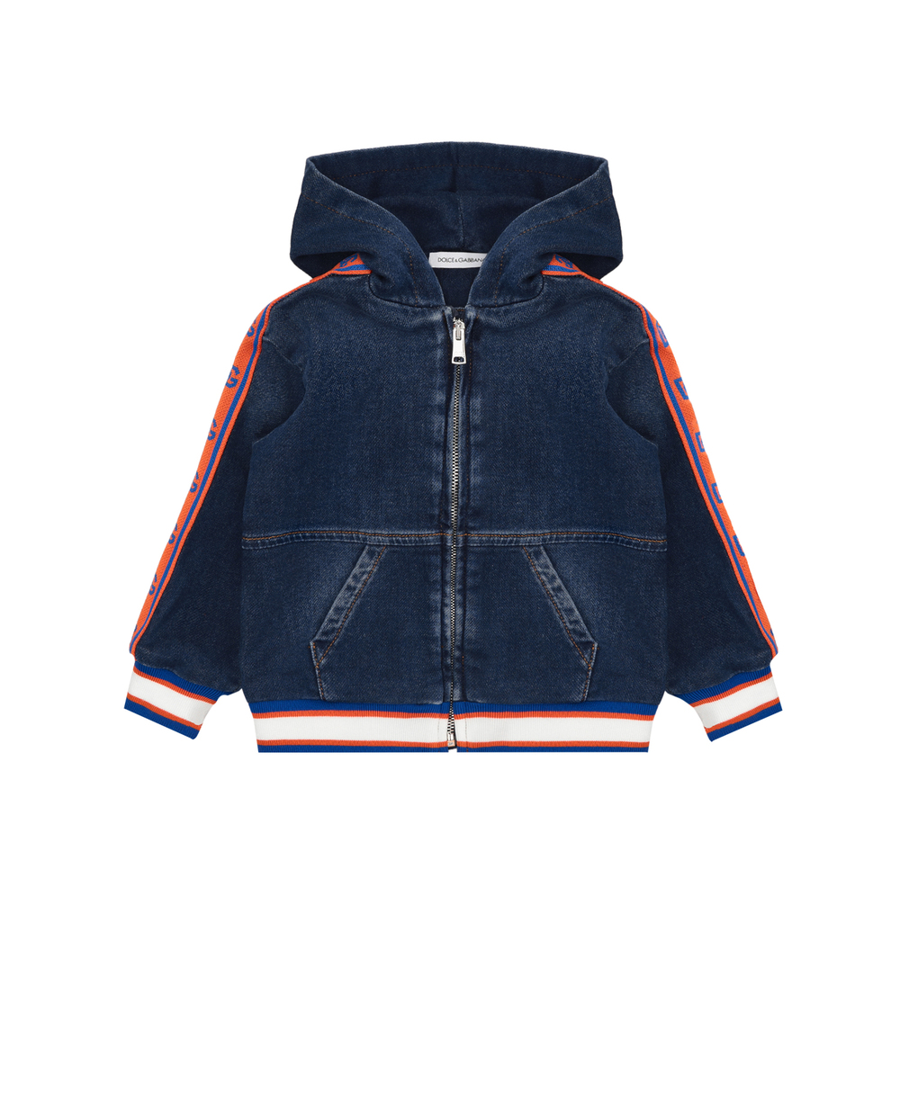 Детский худи (костюм) Dolce&Gabbana Kids L1JWFI-G7E4Y, синий цвет • Купить в интернет-магазине Kameron
