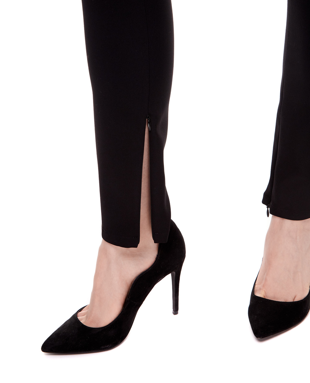 Шерстяные брюки Balmain XF1PD010WB01, черный цвет • Купить в интернет-магазине Kameron