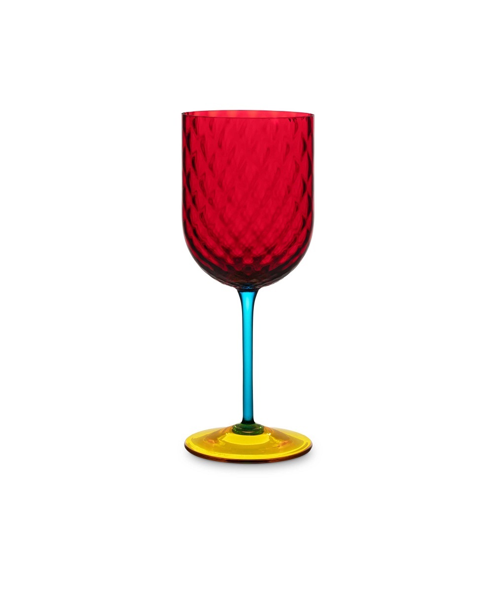 Келих для червоного вина із муранського скла Dolce&Gabbana TCB002-TCA34, красный колір • Купити в інтернет-магазині Kameron