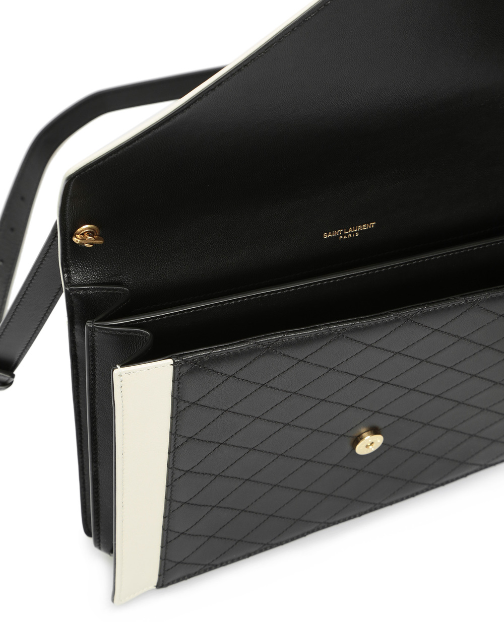 Кожаная сумка Gaby Saint Laurent 668863-AAAAN, черный цвет • Купить в интернет-магазине Kameron