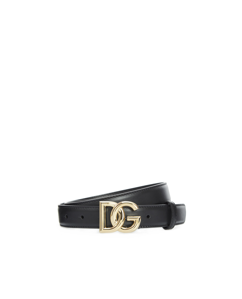 Шкіряний ремінь Dolce&Gabbana BE1447-AW070, чорний колір • Купити в інтернет-магазині Kameron