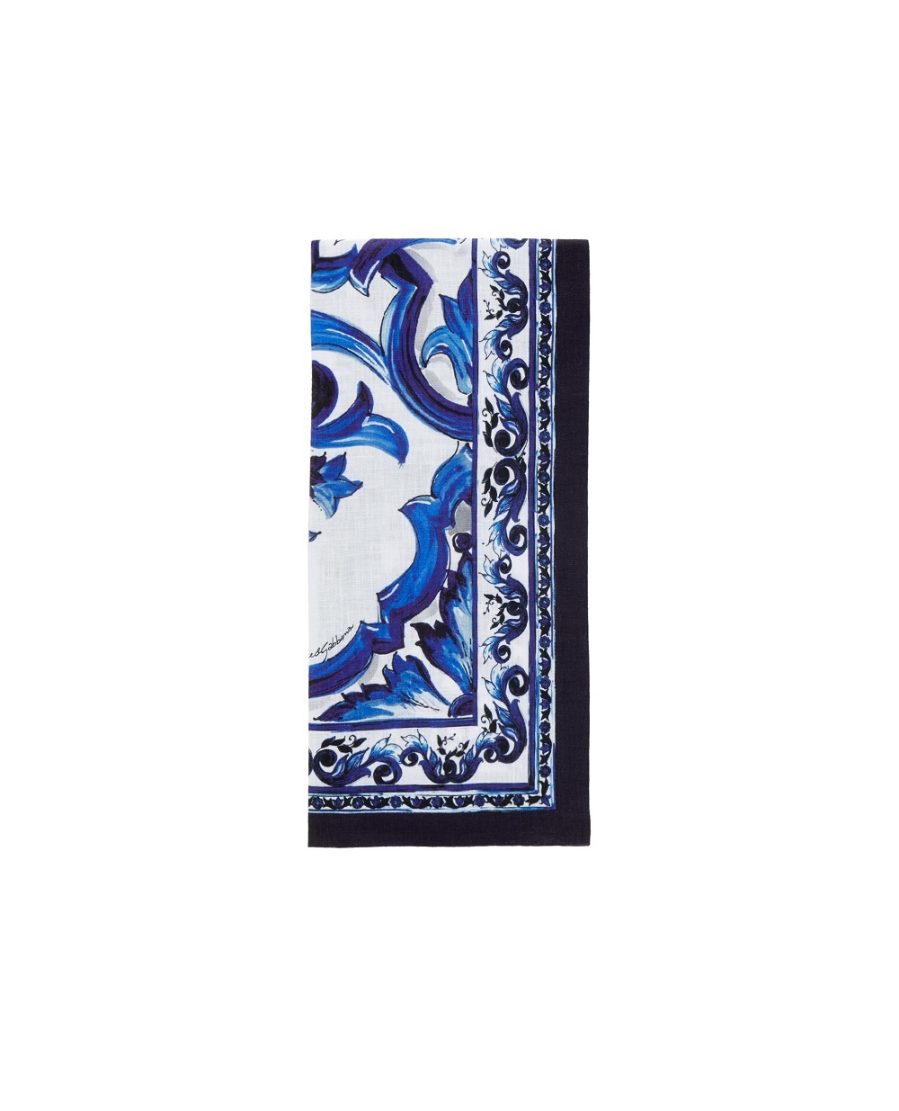 Набір лляних серветок Dolce&Gabbana TCGS05-TCADN, синій колір • Купити в інтернет-магазині Kameron