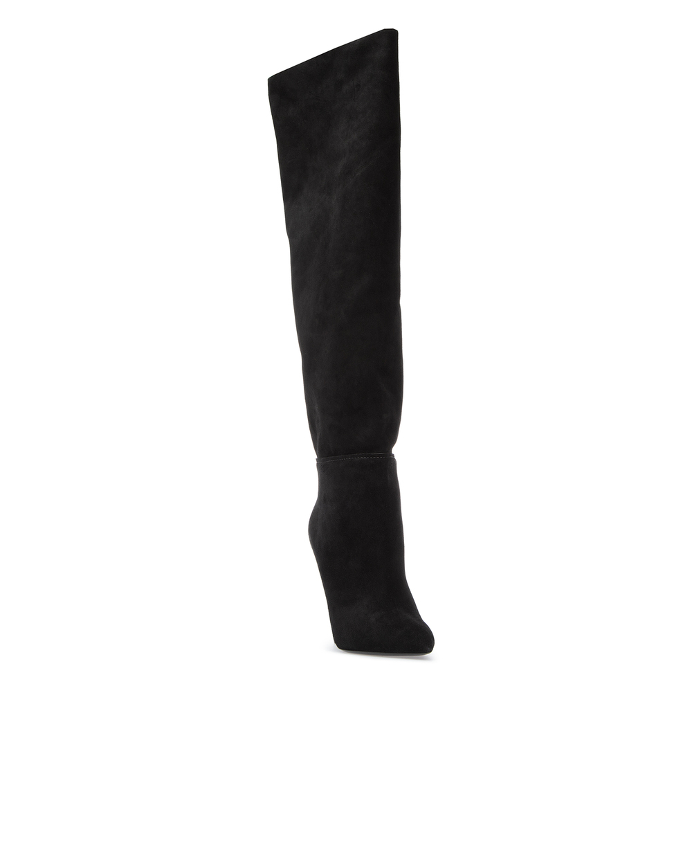 Замшевые ботфорты Niki Saint Laurent 527637-0RN10, черный цвет • Купить в интернет-магазине Kameron