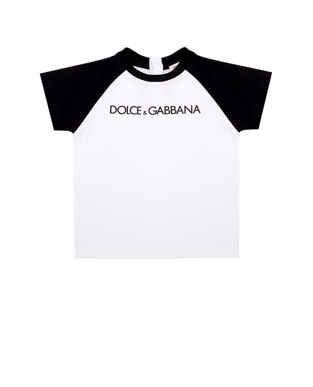 Дитяча трикотажна футболка Dolce&Gabbana Kids L1JTEM-G7KMX, білий колір • Купити в інтернет-магазині Kameron